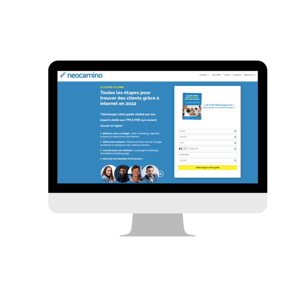 solution neocamino de capture de contacts outil-de-generation-de-leads